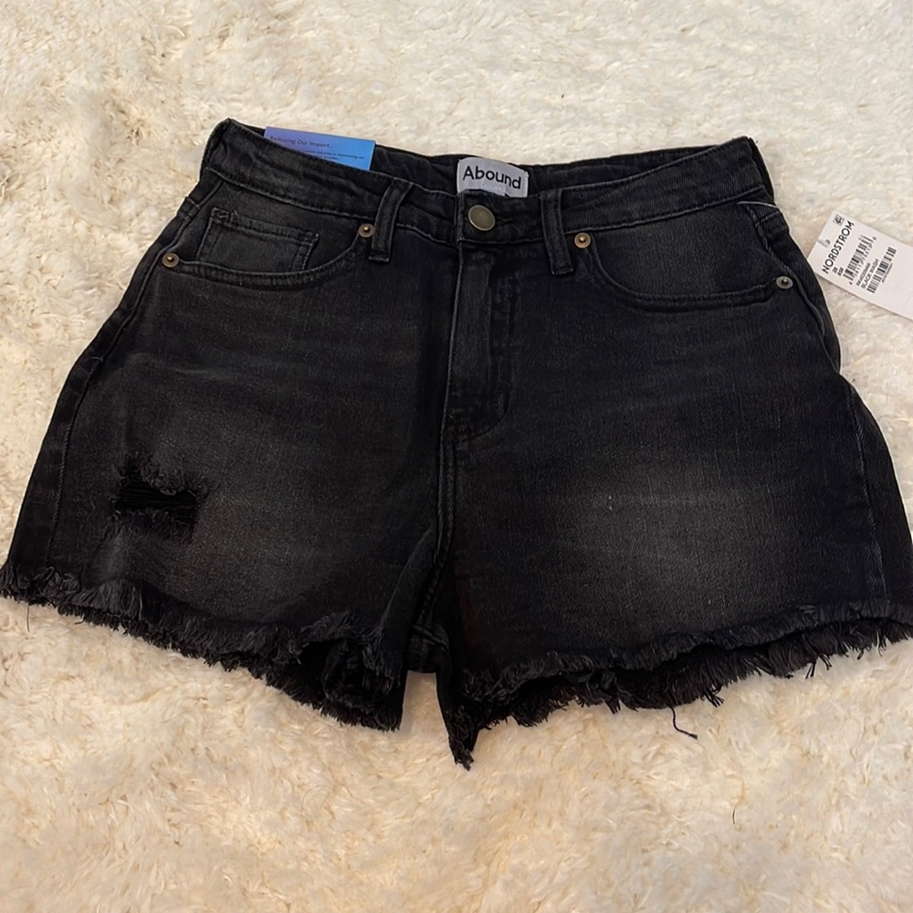 Abound black jean shorts from nordstrom